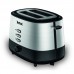 Тостер  Tefal INOX, 870Вт, пластик+ метал, чорний+нерж