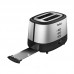Тостер  Tefal INOX, 870Вт, пластик+ метал, чорний+нерж