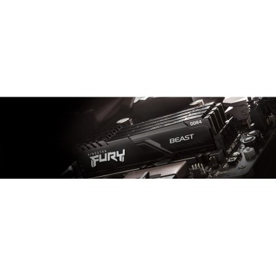 Пам'ять ПК Kingston DDR4  8GB 3733 FURY Beast Black