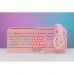 Клавіатура мембранна 2E GAMING KG315 110key, USB-A, EN/UA, RGB, рожевий