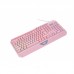 Клавіатура мембранна 2E GAMING KG315 110key, USB-A, EN/UA, RGB, рожевий