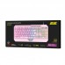 Клавіатура мембранна 2E GAMING KG315 110key, USB-A, EN/UA, RGB, рожевий