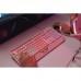 Клавіатура мембранна 2E GAMING KG315 110key, USB-A, EN/UA, RGB, рожевий