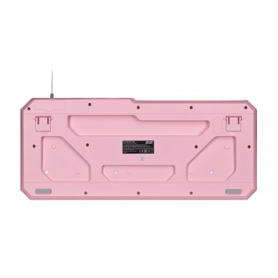 Клавіатура мембранна 2E GAMING KG315 110key, USB-A, EN/UA, RGB, рожевий