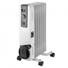 Обігрівач оливний Neo Tools, 20м2, 1500Вт, мех. упр-ння, 7 секцій, білий Обігрівач оливний Neo Tools, 20м2, 1500Вт, мех. упр-ння, 7 секцій, білий