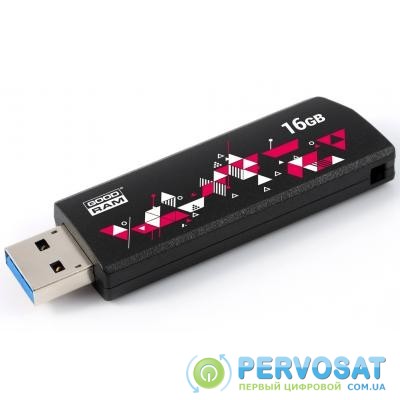 USB флеш накопитель GOODRAM 16GB UCL3 Cl!ck Black USB 3.0 (UCL3-0160K0R11)