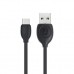 Дата кабель USB 2.0 AM to Type-C 1.0m Black Ergo (TC09)