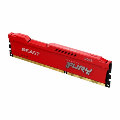 Модуль памяти для компьютера DDR3 8GB 1866 MHz Fury Beast Red HyperX (Kingston Fury) (KF318C10BR/8)