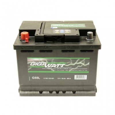 Аккумулятор автомобильный GigaWatt 56А (0185755601)