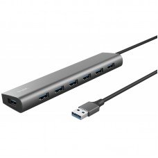USB-хаб Trust DALYX 7-IN-1 USB-A 3.2 ALUMINIUM USB-хаб Trust DALYX 7-IN-1 USB-A 3.2 ALUMINIUM
