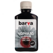 Чорнило BARVA EPSON L800/L810/L850/L1800 (T6731) 180г BLACK (L800-409) Чорнило BARVA EPSON L800/L810/L850/L1800 (T6731) 180г BLACK (L800-409)
