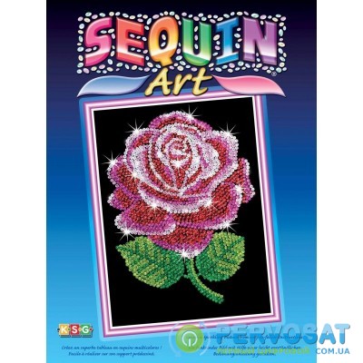 Sequin Art Набор для творчества BLUE Красная роза