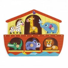 Пазл-вкладиш Janod Ноїв ковчег J07062 Пазл-вкладиш Janod Ноїв ковчег J07062