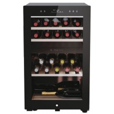 Холодильник Haier для вина, 82x49.7х58.5, холод.відд.-106л, зон - 2, бут-42, ST, дисплей, чорний