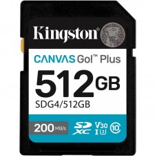 Карта пам'яті Kingston SD 512GB C10 UHS-I U3 V30 R200/W160MB/s Карта пам'яті Kingston SD 512GB C10 UHS-I U3 V30 R200/W160MB/s