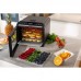 Сушарка для продуктів Gorenje 580Вт, піддонів - 6x1.5см, діаметр - 25см, макс - 75°С, дисплей, пластик+метал, чорний