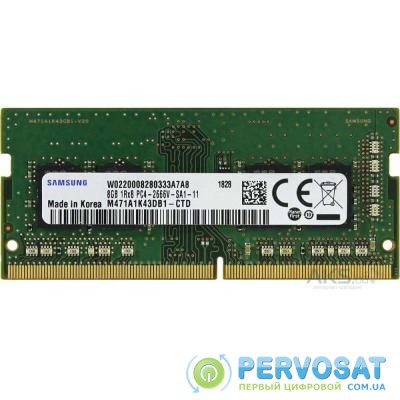 Модуль памяти для ноутбука SoDIMM DDR4 8GB 2666 MHz Kingston (M471A1K43CB1-CTD)