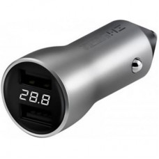 Зарядний пристрій ZMi Car Charger with Display Silver (AP621)