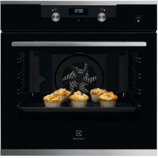 Духова шафа Electrolux електрична, 72л, A, пара, дисплей, конвекція, телескопічні напрямні, чорний Духова шафа Electrolux електрична, 72л, A, пара, дисплей, конвекція, телескопічні напрямні, чорний