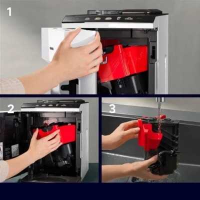 Кавомашина Siemens 1.9л, зерно + мелена, автомат.капучинатор, авторецептів - 10, білий