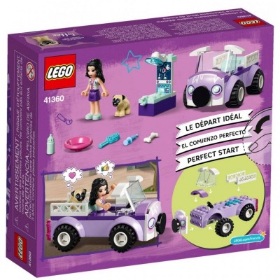 Конструктор LEGO Friends Передвижная ветклиника Эммы 50 деталей (41360)