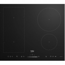 Варильна поверхня Beko індукційна, 60см, розширена зона, чорний Варильна поверхня Beko індукційна, 60см, розширена зона, чорний