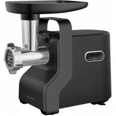 М'ясорубка Sencor, 2100Вт, 1,7кг/хв, 3 решітки, насадка для ковбас, кеббе, 4 терки, пластик/метал, чорний М'ясорубка Sencor, 2100Вт, 1,7кг/хв, 3 решітки, насадка для ковбас, кеббе, 4 терки, пластик/метал, чорний