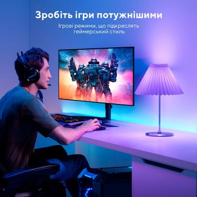 Лампа розумна Govee H6004, E27, 9W, 800Lm, 2700K-6400K, RGB, WI-FI/Bluetooth, білий