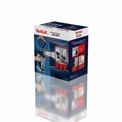 Відпарювач Tefal компактний Pure Force 3в1, 1800Вт, 180мл, постійна пара - 35гр, керам. підошва, синій