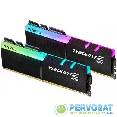 Модуль памяти для компьютера DDR4 16GB (2x8GB) 3000 MHz TridentZ RGB Black G.Skill (F4-3000C16D-16GTZR)