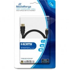 Кабель мультимедійний HDMI to HDMI 1.5m MediaRange (MRCS165)