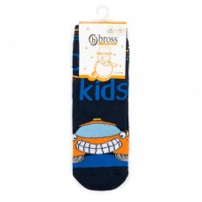 Шкарпетки Bross махрові з машинками (21348-3B-dackblue) Шкарпетки Bross махрові з машинками (21348-3B-dackblue)