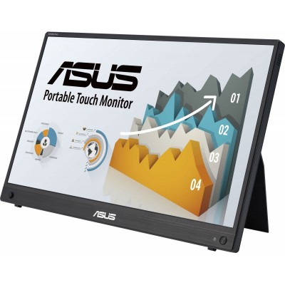 Монітор портативний Asus 15.6&quot; ZenScreen MB16AMTR mHDMI, 2xUSB-C, MM, IPS, 7800mAh, Touch, Case