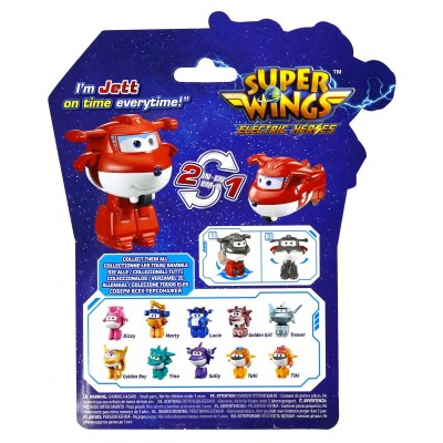 Ігрова фігурка-трансформер Super Wings Transform-a-Bots Джетт (Jett)