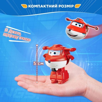 Ігрова фігурка-трансформер Super Wings Transform-a-Bots Джетт (Jett)