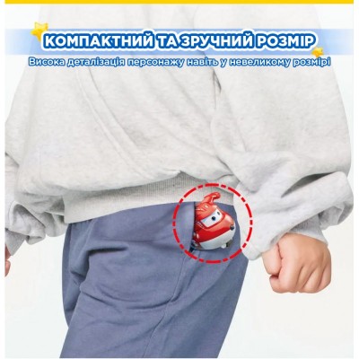 Ігрова фігурка-трансформер Super Wings Transform-a-Bots Джетт (Jett)