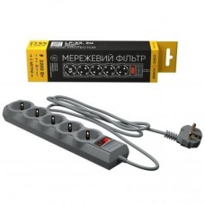 Мережевий фільтр живлення LogicPower LP-X5 PREMIUM, 2m, Grey (9586) Мережевий фільтр живлення LogicPower LP-X5 PREMIUM, 2m, Grey (9586)