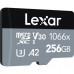 Карта памяти Lexar 256GB microSDXC class 10 UHS-I 1066x Silver (LMS1066256G-BNANG)