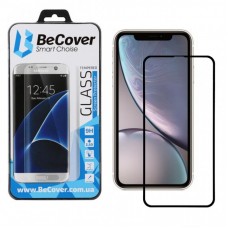 Скло захисне BeCover Apple iPhone XR Black (702621) Скло захисне BeCover Apple iPhone XR Black (702621)
