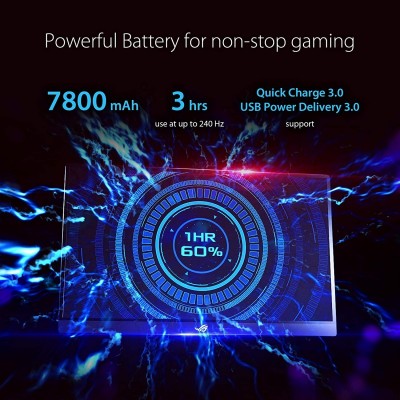 Монітор портативний LCD 17.3" Asus ROG Strix XG17AHPE mHDMI, 2xUSB-C, MM, IPS, 240Hz, 7800mAh, Cover