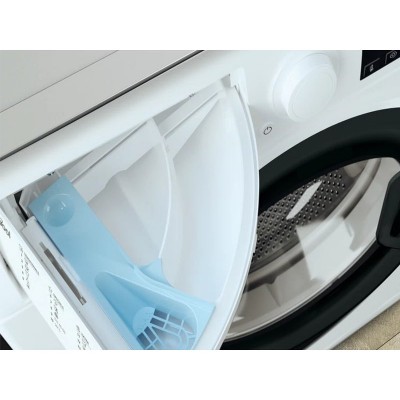 Пральна машина Whirlpool фронтальна, 7кг, 1200, A+++, 43.5см, дисплей, пара, інвертор, люк чорний, білий