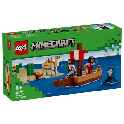 Конструктор LEGO Minecraft Подорож на піратському кораблі