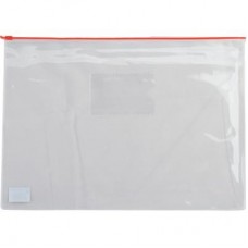 Папка на блискавці BUROMAX А5, plastic zipper red (BM.3947-05) Папка на блискавці BUROMAX А5, plastic zipper red (BM.3947-05)