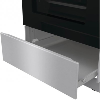 Плита Gorenje комбінована, 70л, 50x60см, метал. кришка, дисплей, чавун, нерж