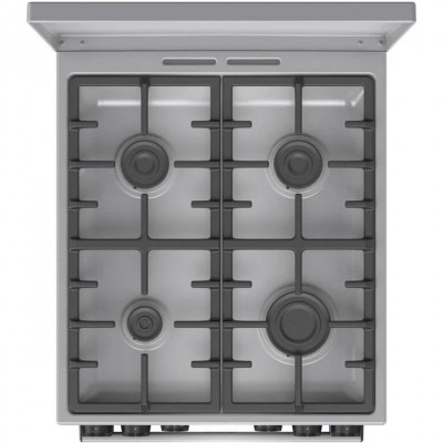 Плита Gorenje комбінована, 70л, 50x60см, метал. кришка, дисплей, чавун, нерж