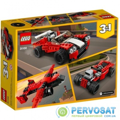 Конструктор LEGO Creator Спортивный автомобиль 134 детали (31100)