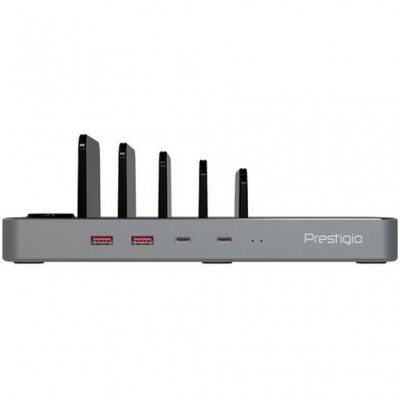 Зарядное устройство Prestigio ReVolt A6 6-in-1 2 wireless interfaces (PCS106A_SG)