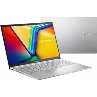 Ноутбук ASUS Vivobook 15 X1502VA-BQ490 15.6" FHD IPS, Intel i7-13620H, 16GB, F512GB, UMA, NoOS, Сріблястий