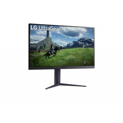 Монітор LG 31.5" 32GS85Q-B 2xHDMI, DP, USB, Audio, NanoIPS, 2560x1440, 180Hz, 1ms, DCI-P3 98%, G-SYNC, FreeSync, Pivot, HDR10