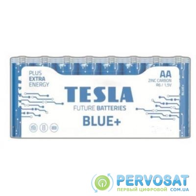 Батарейка Tesla AA Blue+ R6 CARBON ZINK 1.5V * 24 (8594183392172)